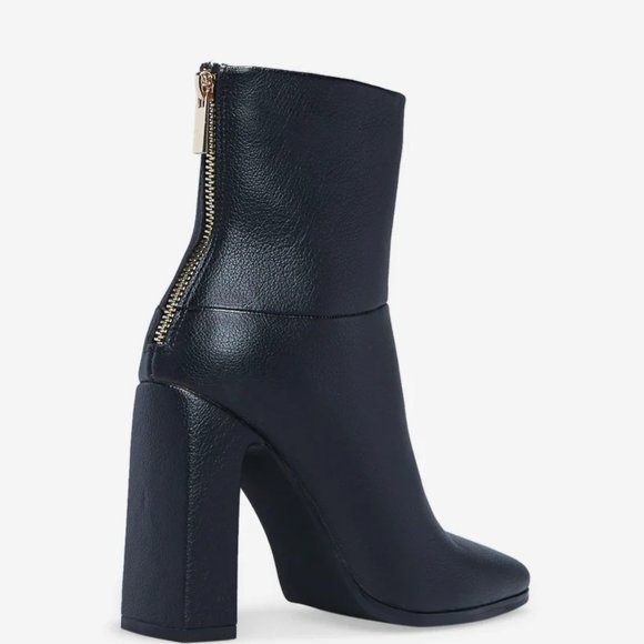 New in Box Inesa Block Heel Black Bootie Size 10 - Picture 2 of 3